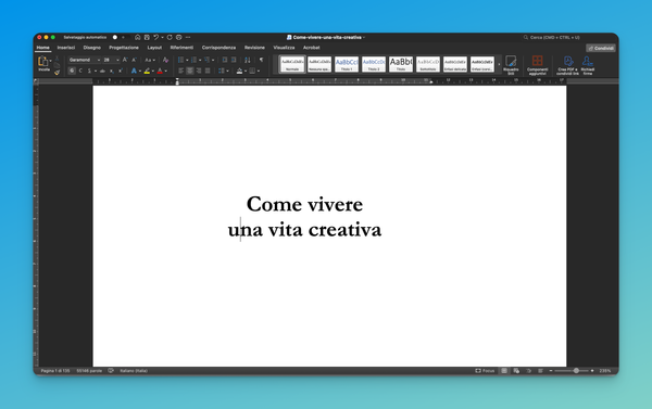 Bollettino creativo n.296